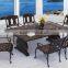 2016 Durable Easy Installation Cast Aluminum Dining Set Outdoor Garden Furniture