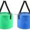 camping hiking multi function outdoor folding bucket