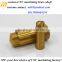 CNC machining thread rod brass shaft