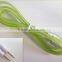 DC3.5 dual color transparent AUX cable /6 colors