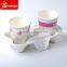Take away Eco friendly pulp moulded drink cup carrier