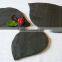 [factory direct] Leaf Shaped 13x8cm Natural Edge Oiled Slate Drink Coaster Item BD-1310RD2AY