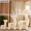 Loverly hollow out gold gild ceramic caft deer animal decoration for gifts