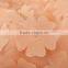 #7386 wholesale chiffon laser cut 3D five leaves flowers applique embroidery fabric                        
                                                                                Supplier's Choice