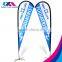 high quality teardrop market display flag banner made in china