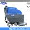 Manual walk behind floor scrubber dryer