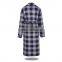 Top Quality Winter Bathrobe Men Vintage Royal Printed Flannel Robes Sleepwear Thickening Warm Bath Robe