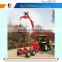 atv logging equipment log trailer with telescopic crane