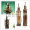 Hanging garden outdoor glass mosaic decorative lantern for candle