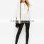Fashion High Quality Cotton Spandex Office Lady's Shirt Blouse Top and Skirt Pants Customized