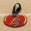 Cute bean shape luggage tag plastic/ red pvc baggage tag for girls wholesale                        
                                                                                Supplier's Choice