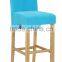 Solid Oak Bar Stool Bar Chair
