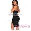 Black Slit Thigh Cheap Fashion Bandage Bandage Dress 2016 Bodycon