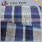 Yarn Dyed Check Pattern 100% Linen Fabric For Men's Shirt