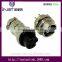 INST GX19 10pin metal srcew waterproof airplug connector