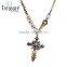 Cross Long Necklace Europe Exaggerated Skull Korean Fashion Diamond Jewelry Decorated Sweater Chain Accessories Wholesale