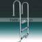 Swimming pool use stainless steel ladders, handrail pool ladders