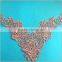 Polyester v-neck lace collar patterns for ladies