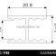 Extruded aluminium profiles sliding door profile horizontal track C-745