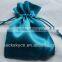 large drawstring satin gift bag with logo