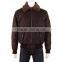 natural mens leather bomber jacket , Genuine Leather Bomber Jackets , black wholesale bomber faux leather jacket
