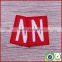 Cheap polyester woven garment labels main label for jeans clothing