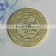 Embossed custom souvenir gold coins for sale
