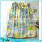 Pure coton floral printing sarong wrap skirt velour printing sarong towel skirt