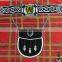 100% cotton velour printed scottish plaid beach towel plaid printed scottish beach towel