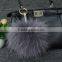 Hat Accessory Genuine Raccoon Fur Pompom/Raccoon Fur ball for hats/Raccoon Fur ball keychain