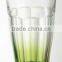 Clear lacquered 350ML plastic insulated tumbler