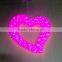 2016 Led Heart Light Valentine Day Decorations Holiday Heart Shaped Motif Lightings