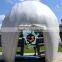 outdoor fun pvc tarpaulin inflatable football helmet tunnel