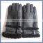 Customized Black Winter Sheepskin Fur Gloves for adults