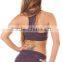 custom 88% nylon 12% spandex purple slim wholesale gym shorts