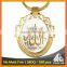 Free mould fee Middle East saudi religions souvenir metal blank keychain
