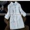 2016/2017 fashion formal fur coat with long size for women/special sheared design fur coat KZ160080
