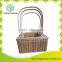 New design wood basket with handle