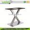 Modern Metal Dining Table Base /Stainless steel table For sale                        
                                                Quality Choice