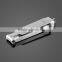 Wholesale slim folding fingernail clipper high quality stainless steel manicure tools for beauty salon supplier