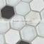Glass&marble Mosaic Design, Hexagonal Series new mosaic (SP220)