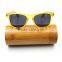 custom bamboo sunglass case Natural Bamboo Box Round Wood beige Cylindrical Shaped Sunglasses Wooden Case