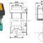 IP40 1A 250V AC CQC CE illuminated push button switch/machine toggle switch