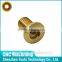 cnc machining precision brass small outside thread tube