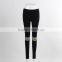 F5W31071 Black Skinny Fitness Leggins for Women
