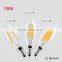 DC12V 24V 36V Warm White C35 4W LED Filament Candle 2W 4W 6w