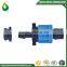 Lock Coupling Blue Plastic Drip Socket Fitting