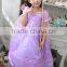 2015 wholesale purple Sofia Princess dress boutique shop latest design cheaper children girls party wear dress
