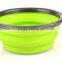 Folding Dog bowl,FDA,FLGB Pet Bowls & Feeders,silicone pet bowl