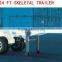 40 FT 60 FT SEMI LOW BED TRUCK TRAILER HEAVY DUTY AXLES HEAVY DUTY MULTILEAF SUSPENSION TRUCK TRAILER heavy duty boat trailers